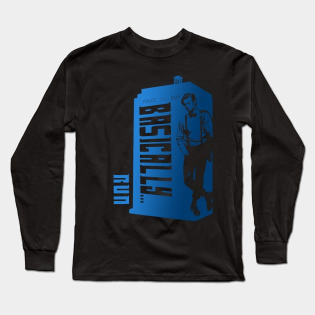 Basically Run Long Sleeve T-Shirt by CaptainsLady